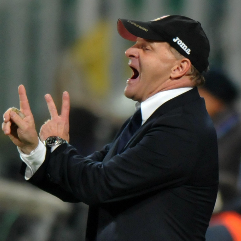 L'allenatore del Palermo Beppe Iachini