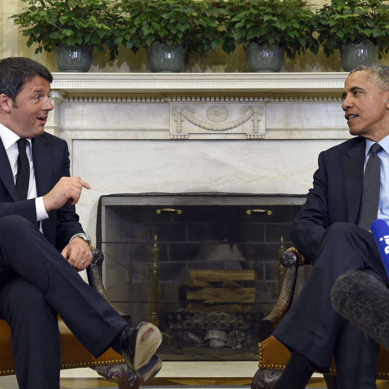 Matteo Renzi e Barack Obama