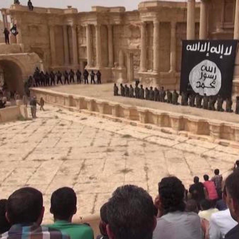 I soldati dell'Isis a Palmira
