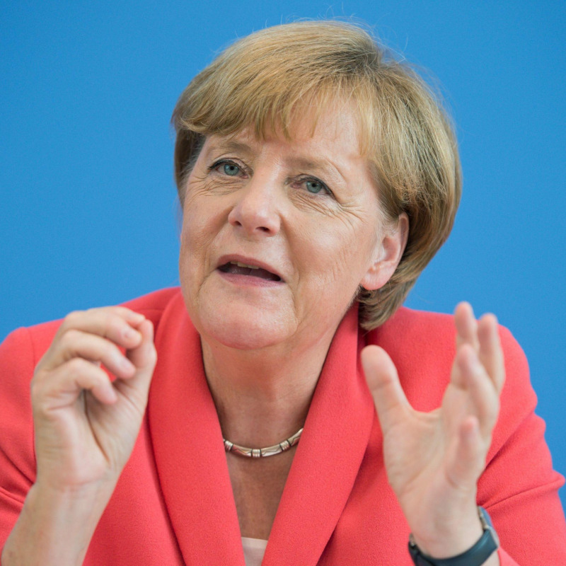 La cancelliera tedesca Angela Merkel
