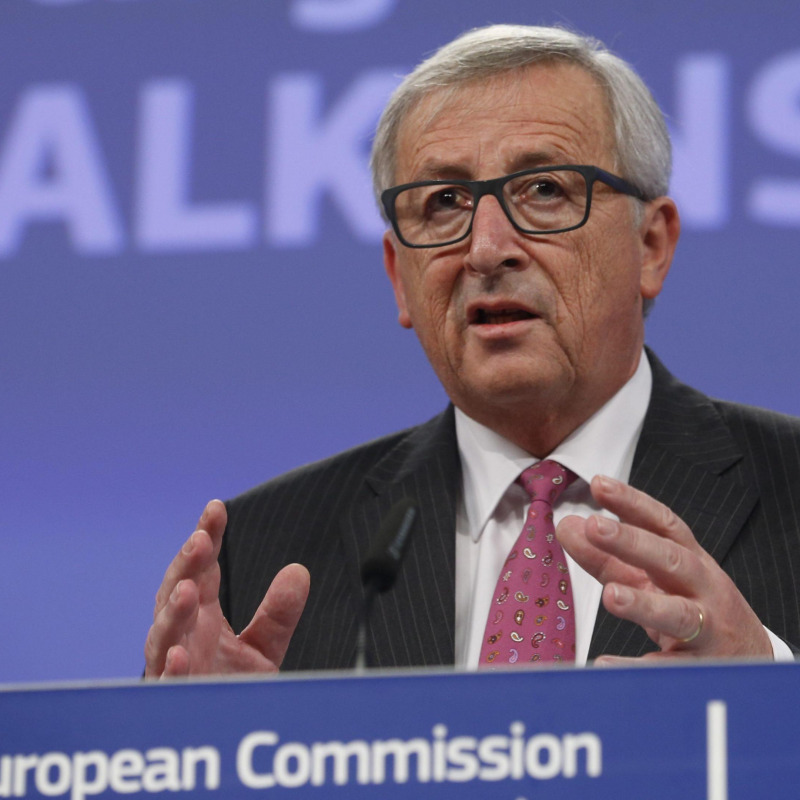Il presidente della Commissione europea, Jean-Claude Juncker