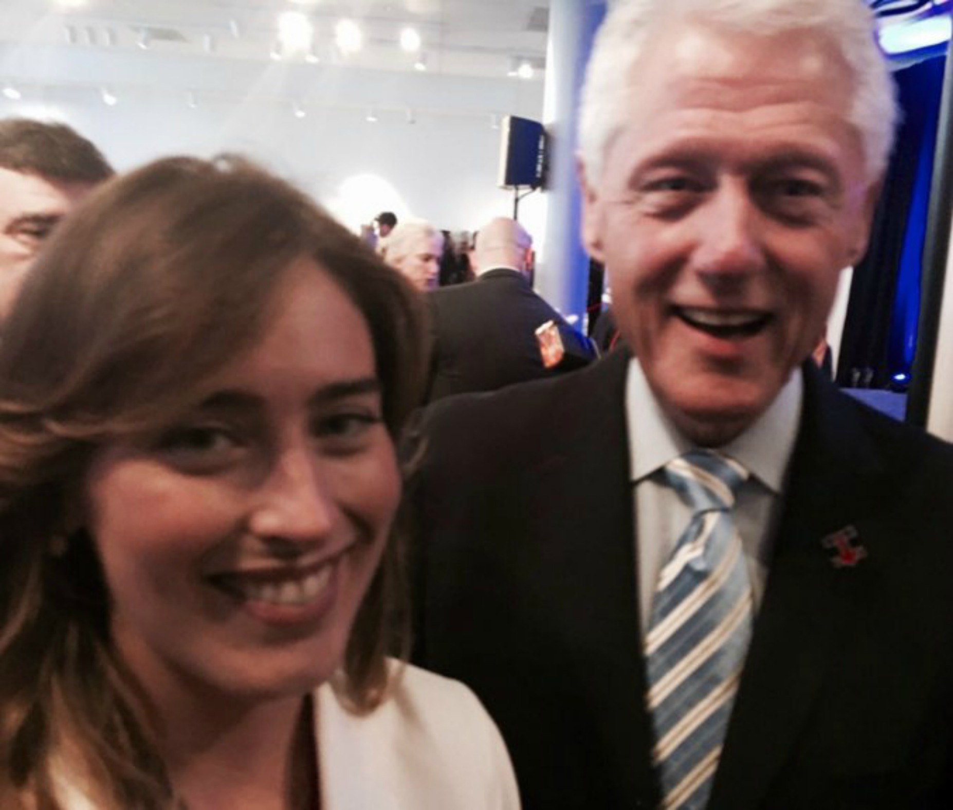 Risultati immagini per foto Boschi e Clinton