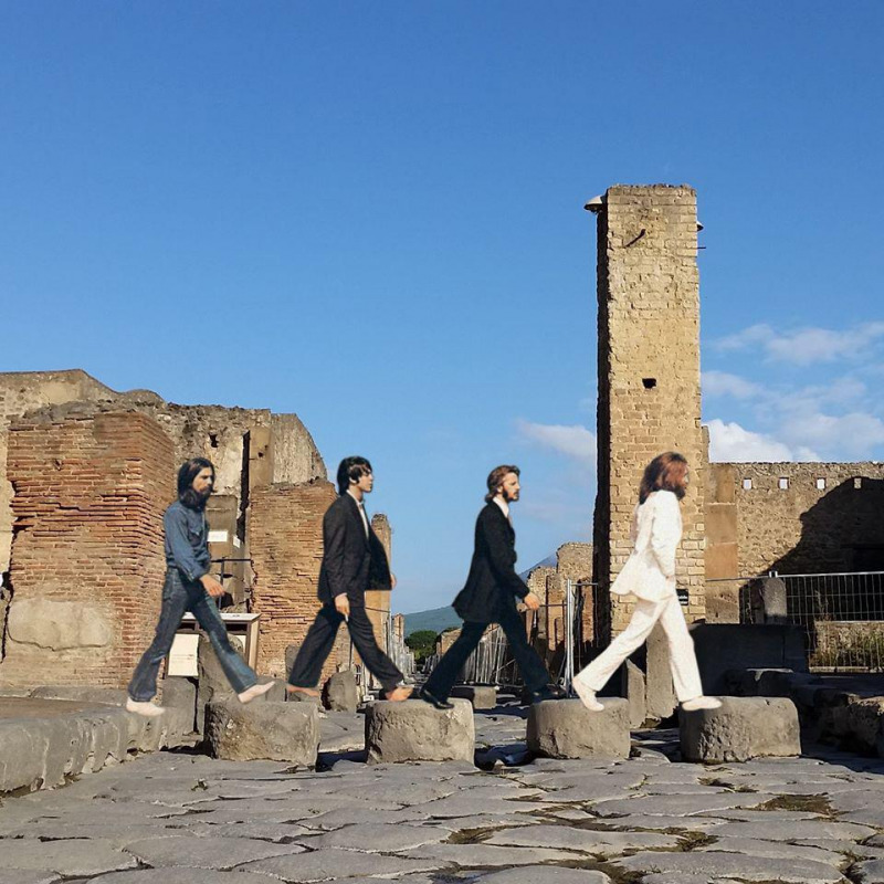 I Beatles a Pompei - Fonte Ansa