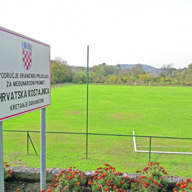 Un'immagine del campo sportivo del Partizan Kostajnica