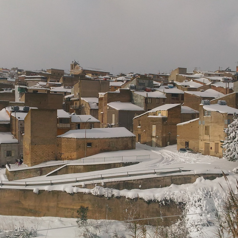 Neve a Valledolmo (foto di Antonello Zimbardo)