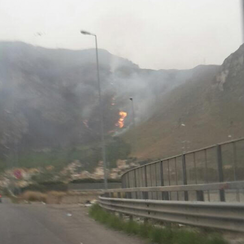 Incendio a Gibilrossa