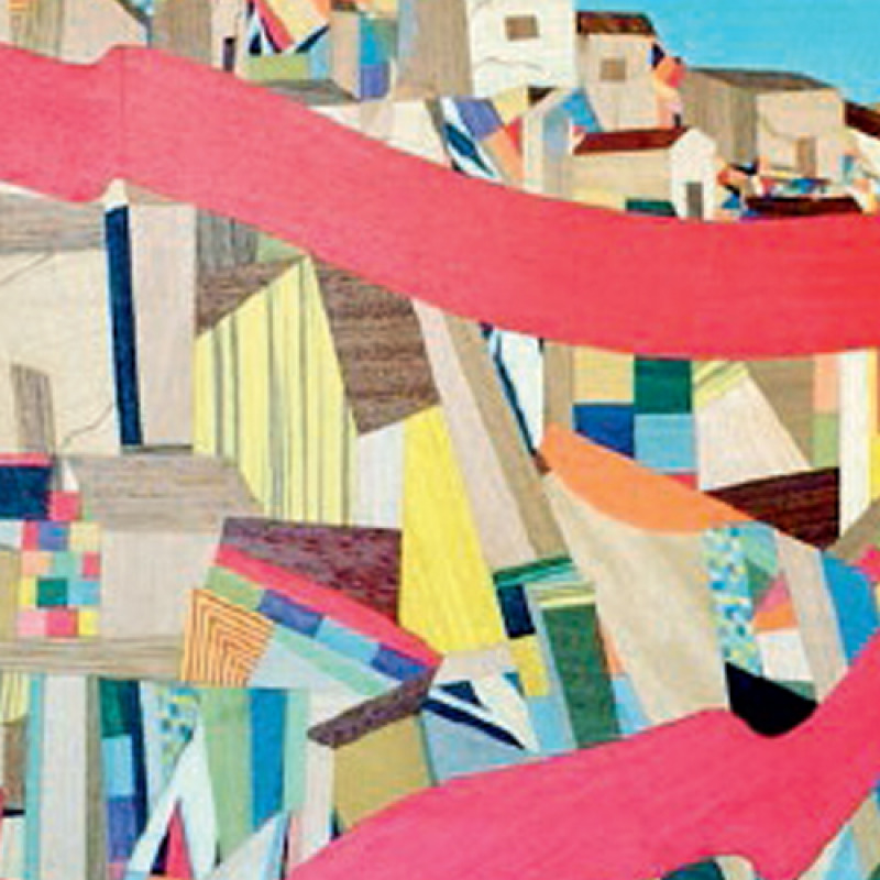 Il coloratissimo «Sisma», l’opera di Gambino sul terremoto di Amatrice