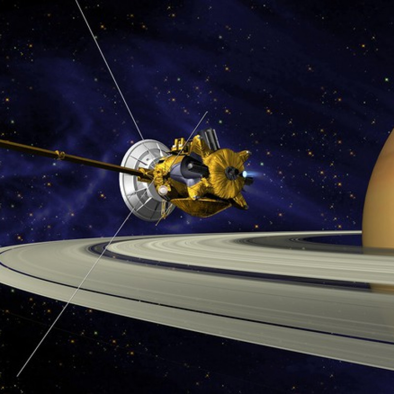 La sonda Cassini, missione storica nella quale l'Italia ha avuto un ruolo di primo piano con l'Agenzia Spaziale Italiana (fonte: Nasa/Jpl)