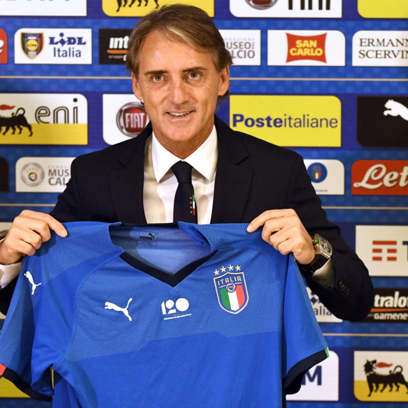 Il ct azzurro Roberto Mancini