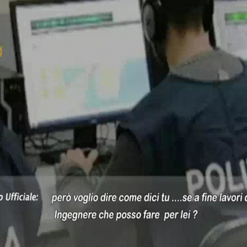 Un frame del video diffuso dalla polizia