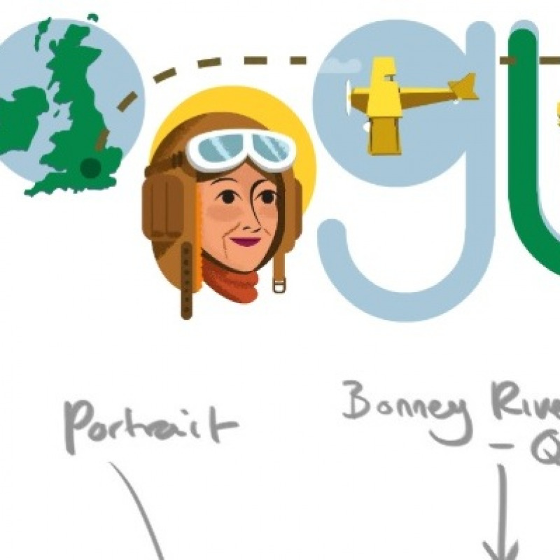 Il doodle di Google dedicato a Maude Lores Bonney