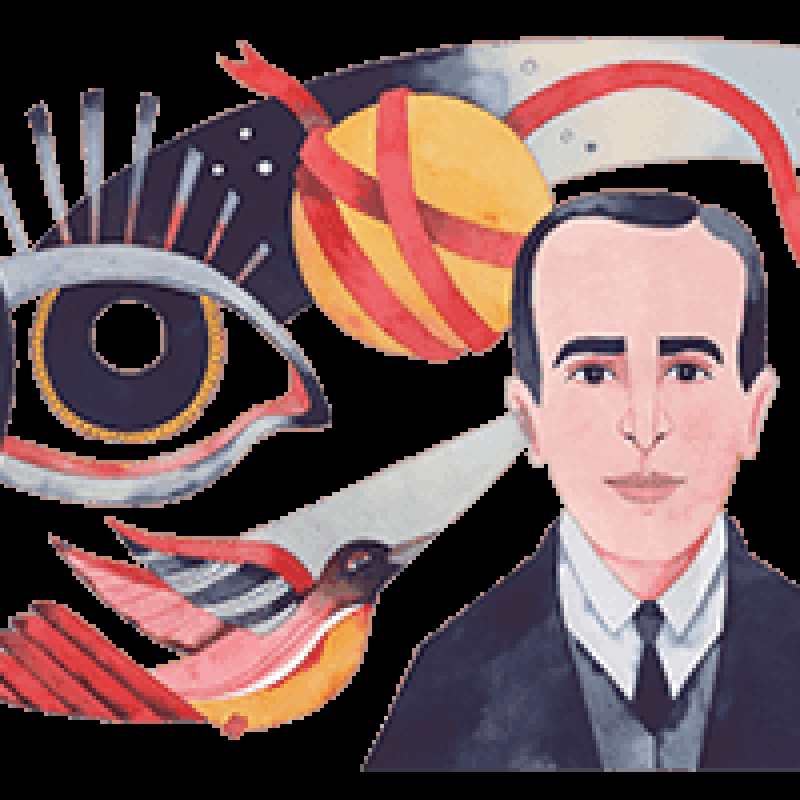 Il doodle di Google dedicato a Vicente Huidobro