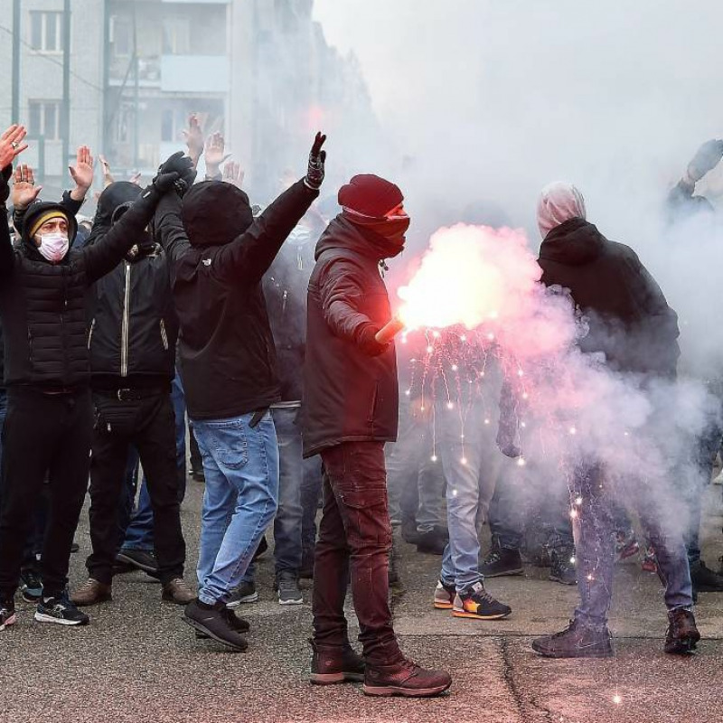 Protesta dei tifosi del Torino