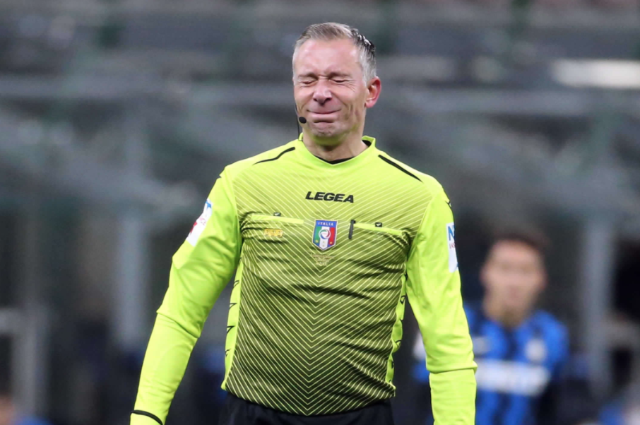 Inter-Milan, disavventura per l'arbitro Valeri a un quarto d'ora dalla fine  - Giornale di Sicilia