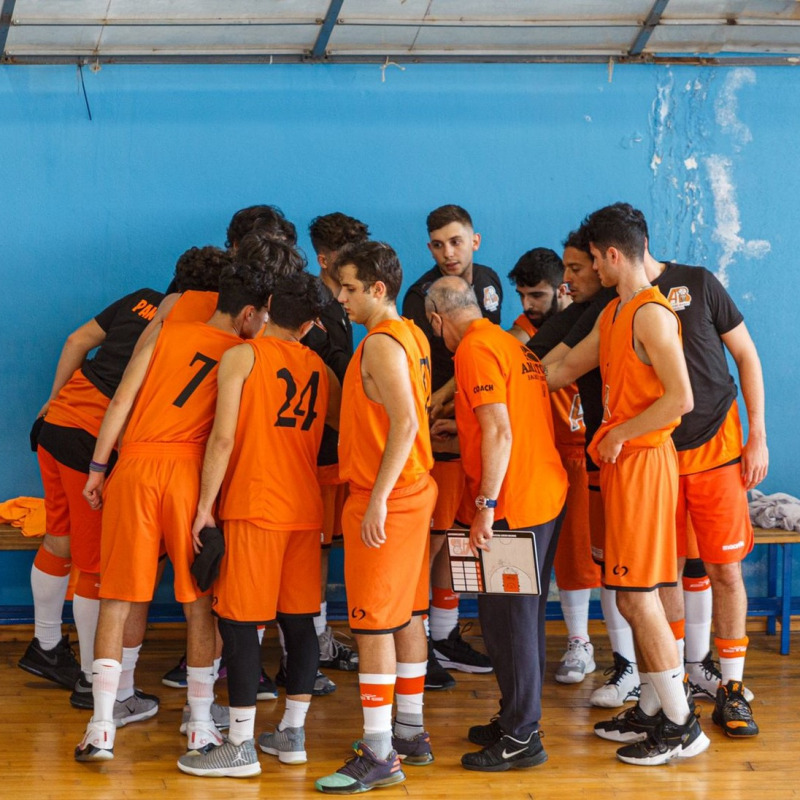 Il gruppo dell'Amatori Basket Messina (foto di Salvo Garreffa)