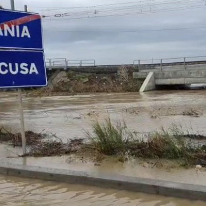 Le più colpite dal maltempo sono le province di Catania e Siracusa
