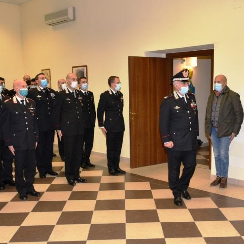 Ieri pomeriggio il Generale di Brigata Rosario Castello, Comandante della Legione Carabinieri “Sicilia”, ha fatto visita al Comando Provinciale di Caltanissetta.