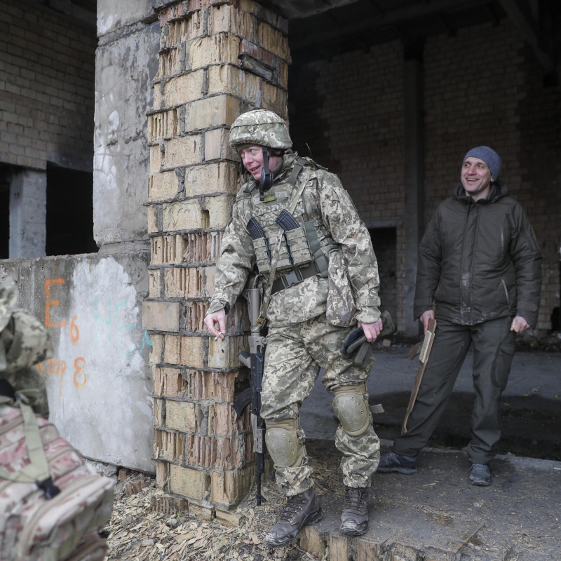 Riservisti dell'esercito ucraino