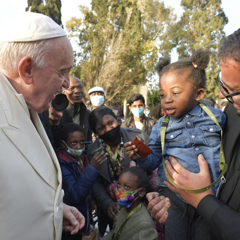 Papa Francesco durante la recente visita a Malta