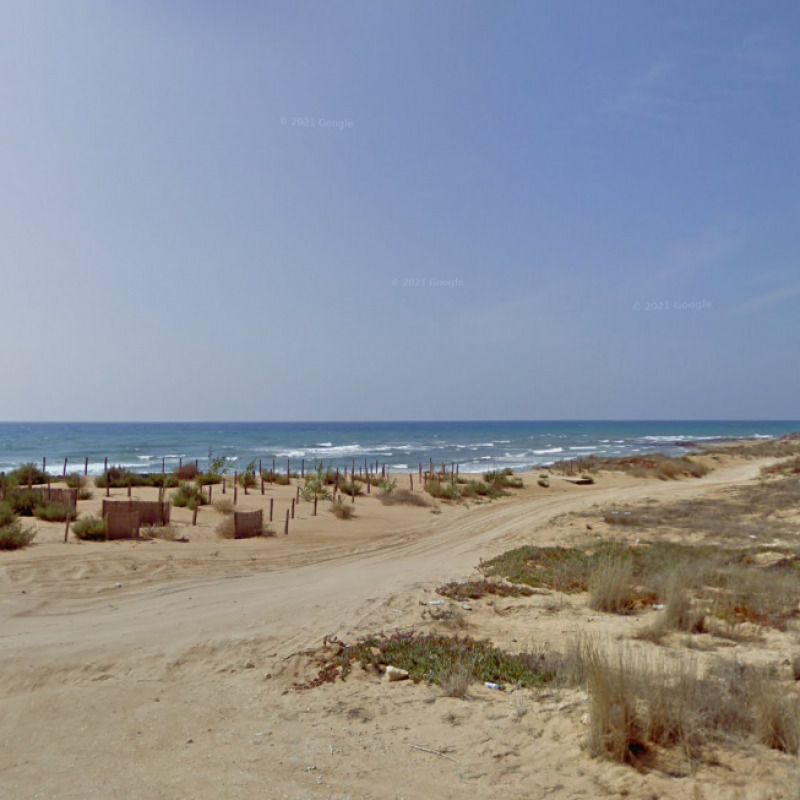 La spiaggia vicina a Capo Pozzitello, nel territorio di Campobello di Mazara