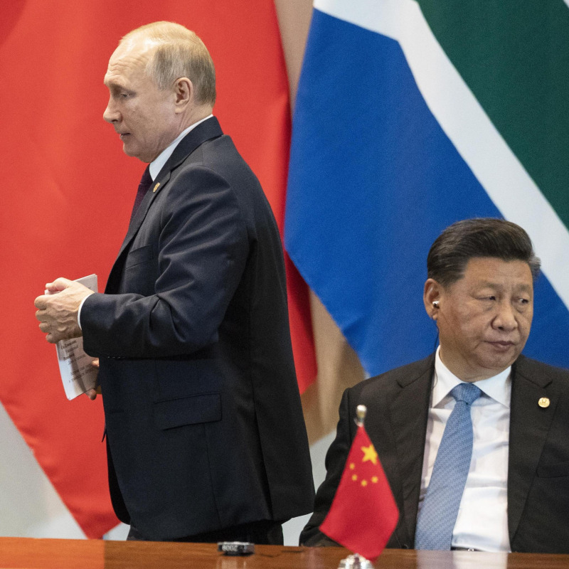 Xi e Putin a Samarcanda