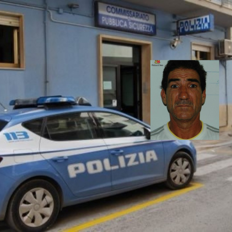 La polizia di Marsala indaga sull'omicidio di Antonino Titone (nel riquadro)