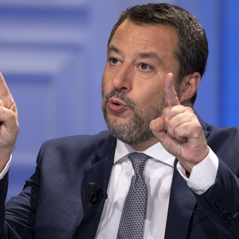 Matteo Salvini a Porta a Porta