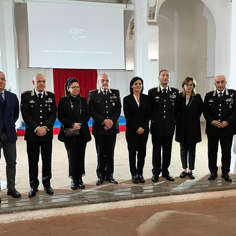 I protagonisti dell'incontro al Comando Legione Sicilia dei carabinieri