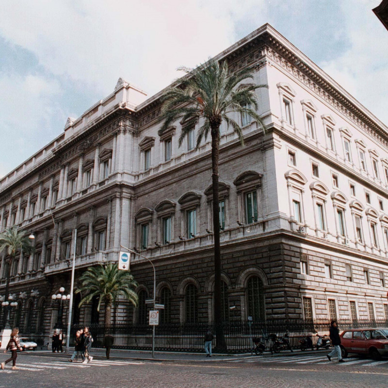 La sede centrale della Banca d'Italia, a Roma