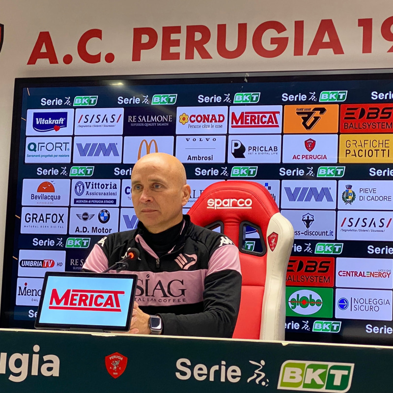 L'allenatore del Palermo Eugeni Corini (Foto Cangemi)