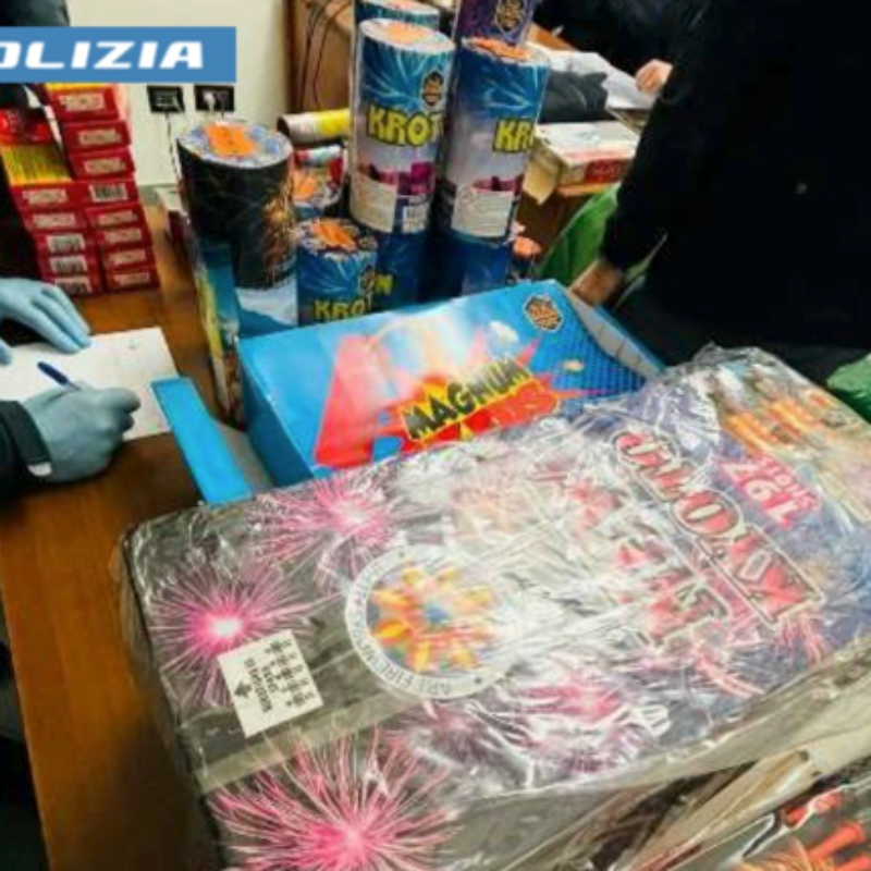 Sequestrati 20 chili di fuochi d'artificio a Palermo