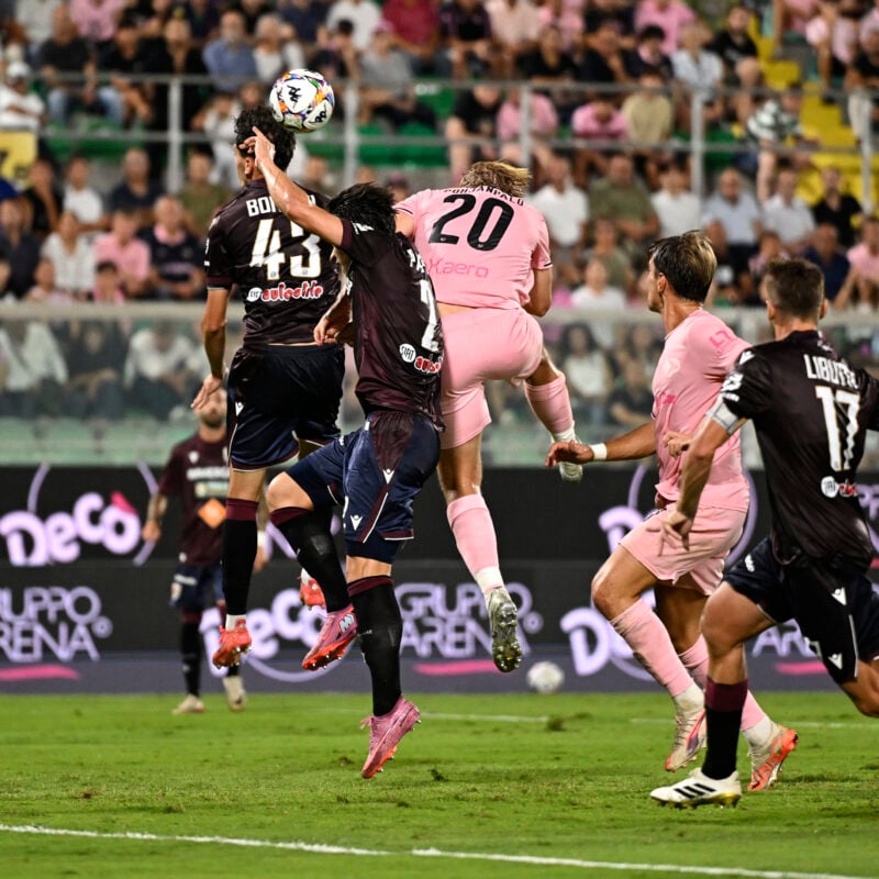 Il gol di Pohjanpalo alla Reggiana (Foto Tullio Puglia)